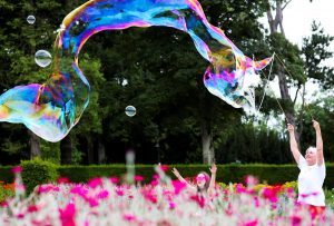 What is the secret to making giant bubbles?