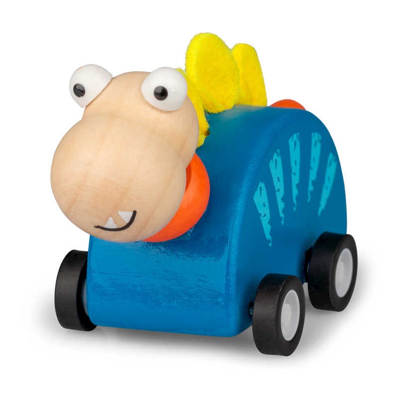 WOODEN PULL BACK DINOSAUR Brachi Science2Life