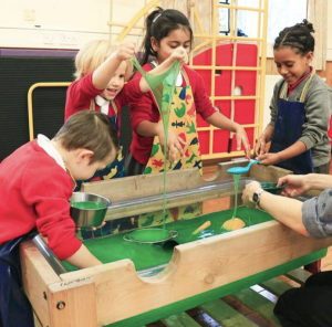 Children Playing with Ooze Baff