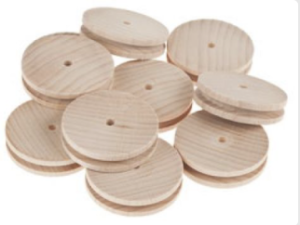 Product image of beech wood pulley 40 mm