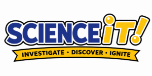 Science It! logo with the tagline "Investigate • Discover • Ignite" representing hands-on STEM investigations by Science2Life.