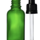 Green glass dropper bottle - 30 ml